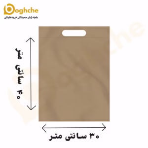 ساک پارچه ای سایز 40×30 فلت دسته پانچ